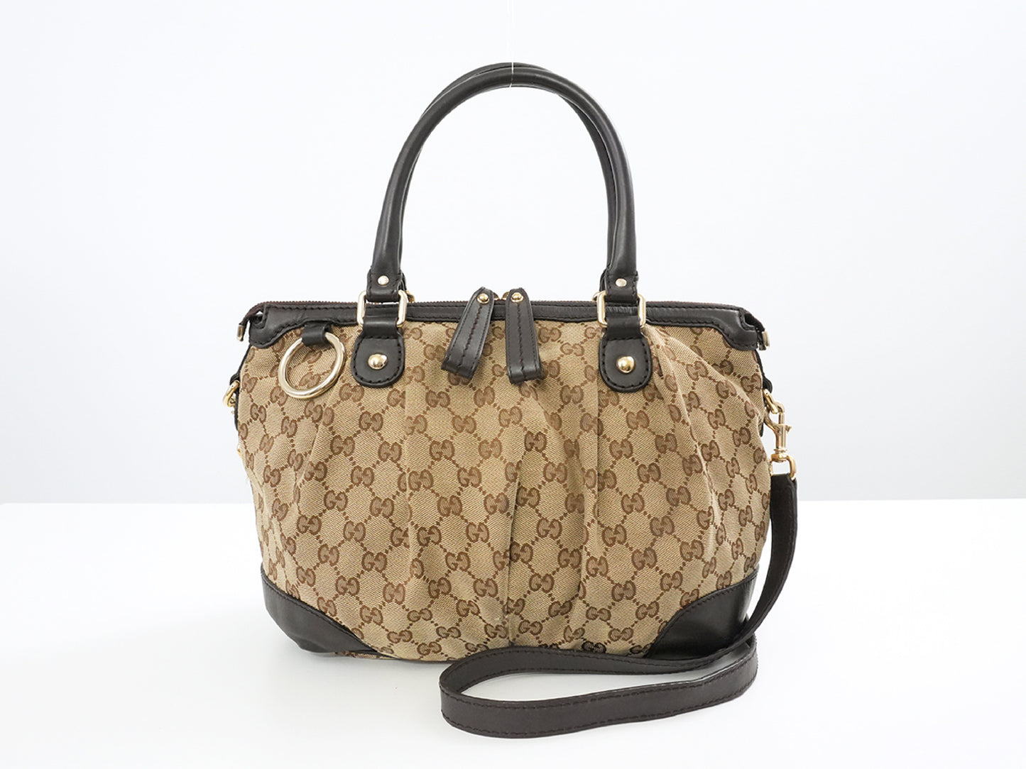 GUCCI GG Canvas GUCCI Gucci GG Canvas Sukey 2-way Handbag Shoulder Bag Handbag