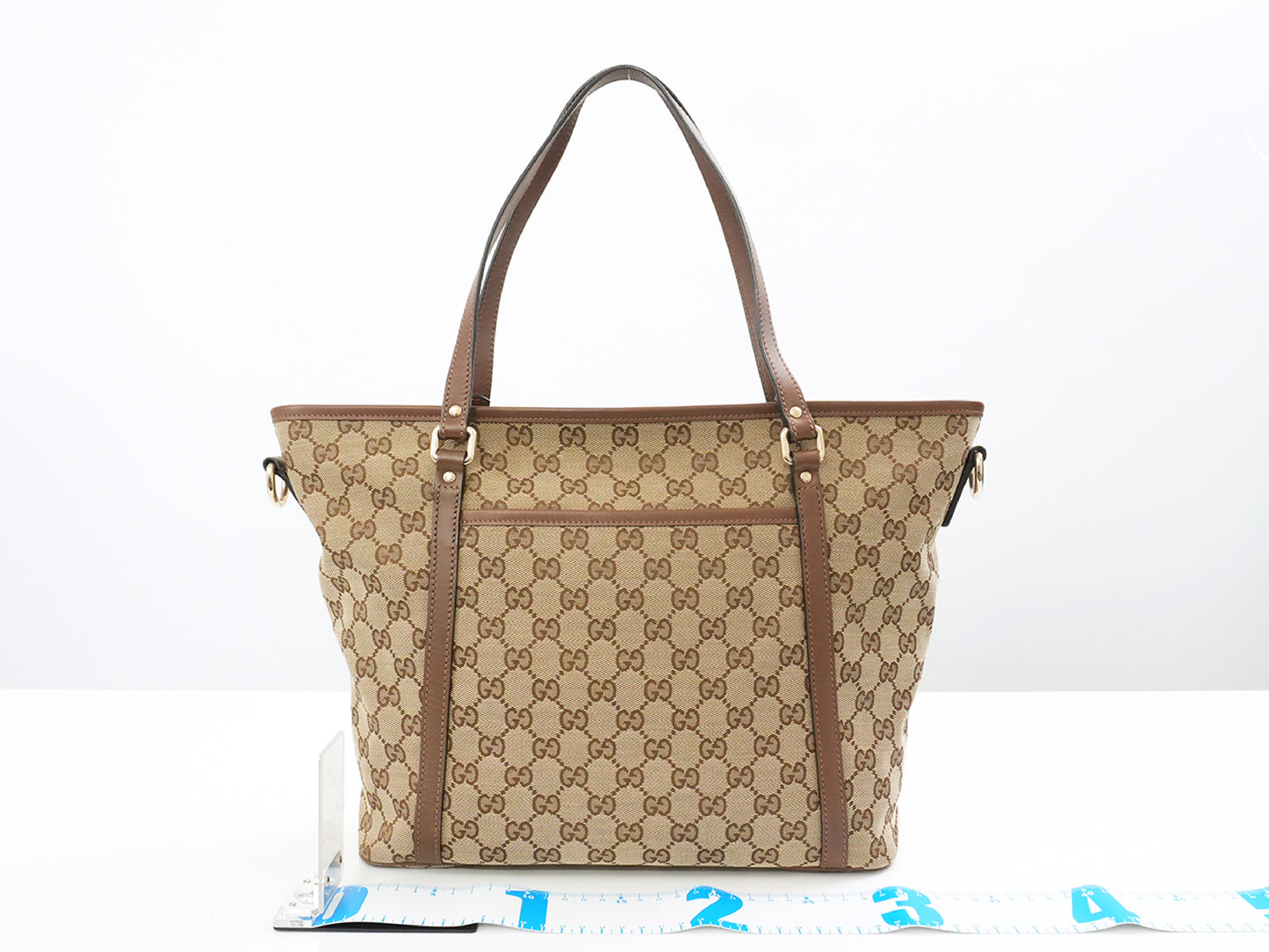 GUCCI GG Canvas Tote Bag 388929 with Care Card