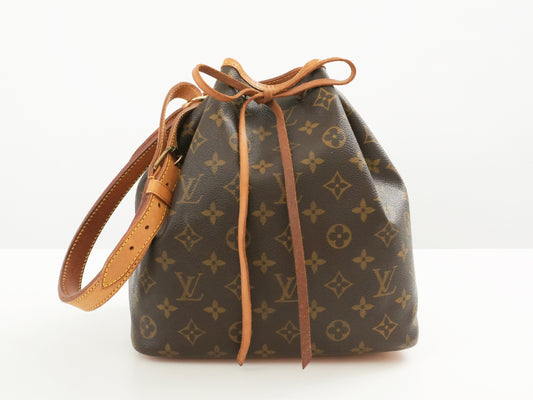 LOUIS VUITTON Monogram LOUIS VUITTON LV Monogram Petit Noe M42226 Shoulder Bag