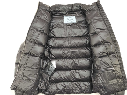 PRADA Prada Zip Blouson, Nylon, Black, Size 36, RN98399/CA34767 Jacket