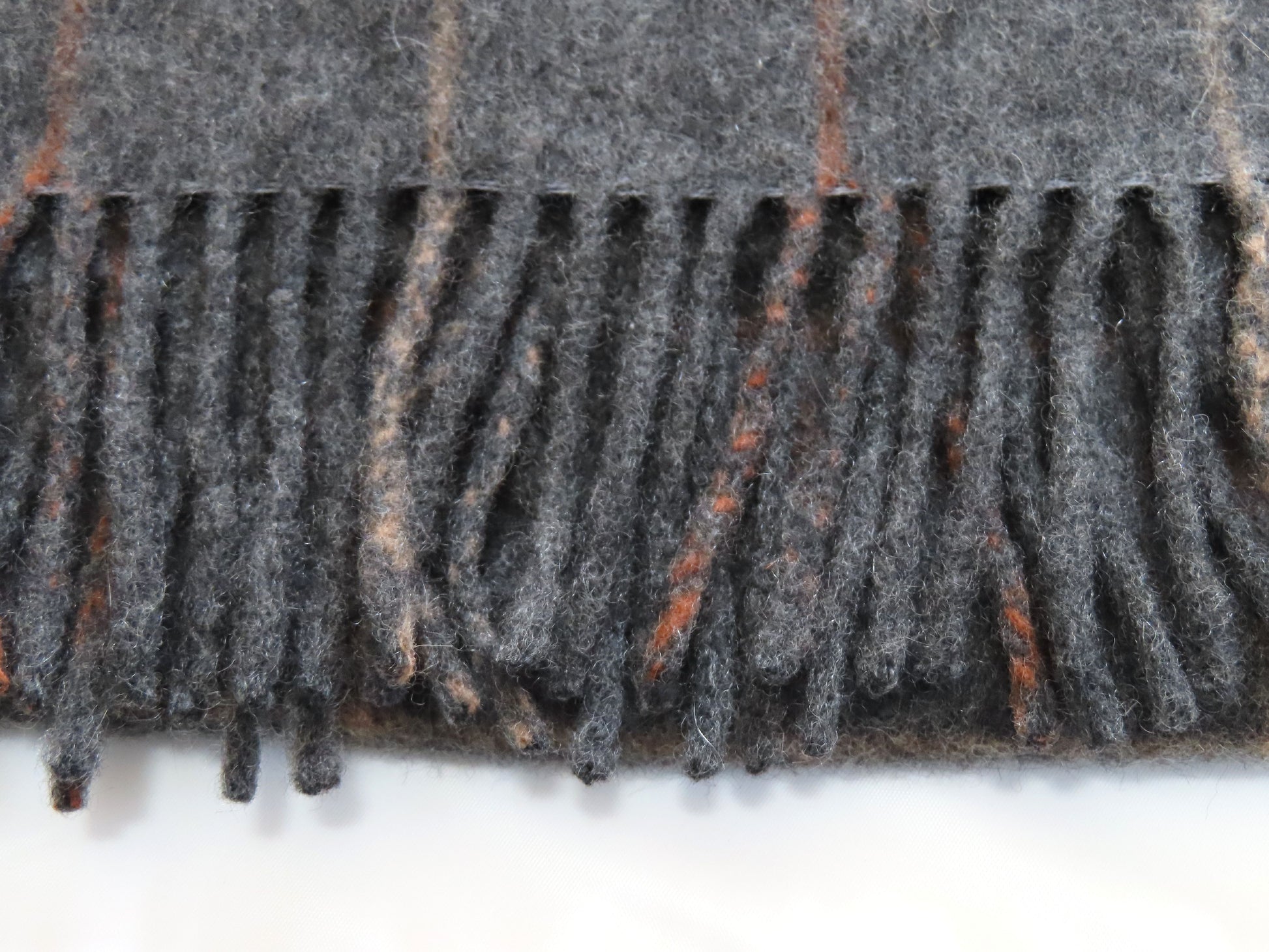 BURBERRY London Cashmere Scarf Gray Scarf