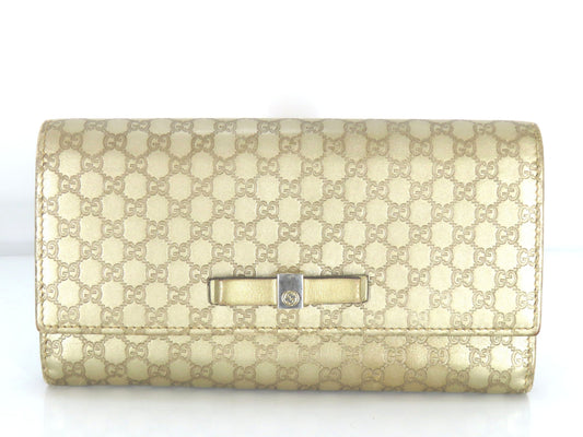 GUCCI Micro Guccissima Bifold Long Wallet 388679 Wallet