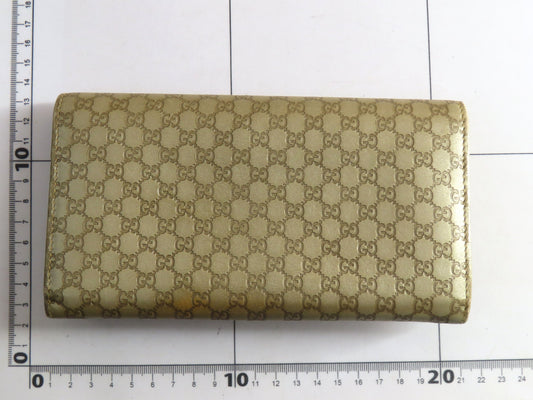GUCCI Micro Guccissima Bifold Long Wallet 388679 Wallet