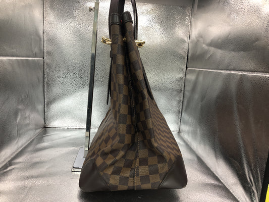 LOUIS VUITTON Damier Hampstead MM N51204 SP0067 PVC Brown Shoulder Bag