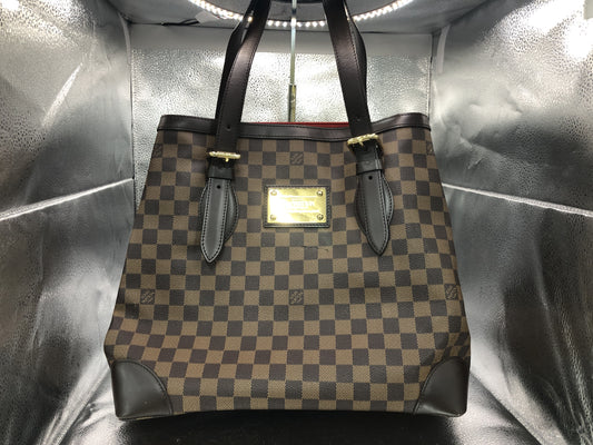 LOUIS VUITTON Damier Hampstead MM N51204 SP0067 PVC Brown Shoulder Bag