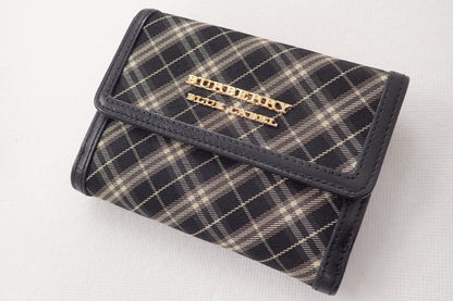 BURBERRY Blue Label Zippered Double Hook Wallet