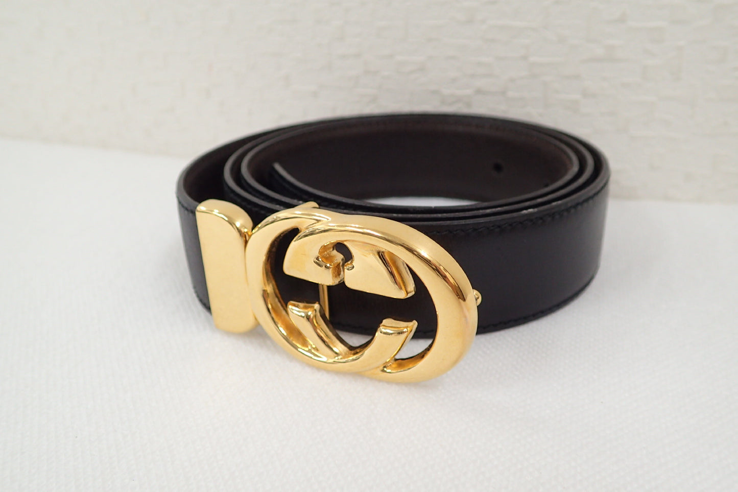 GUCCI GG hardware leather belt