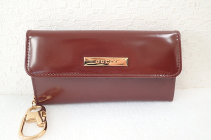 GUCCI Gucci coin case with key ring, wallet, coin case