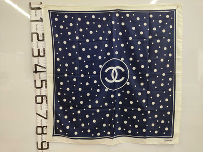 CHANEL Silk Scarf with Coco Mark and Other Accessories