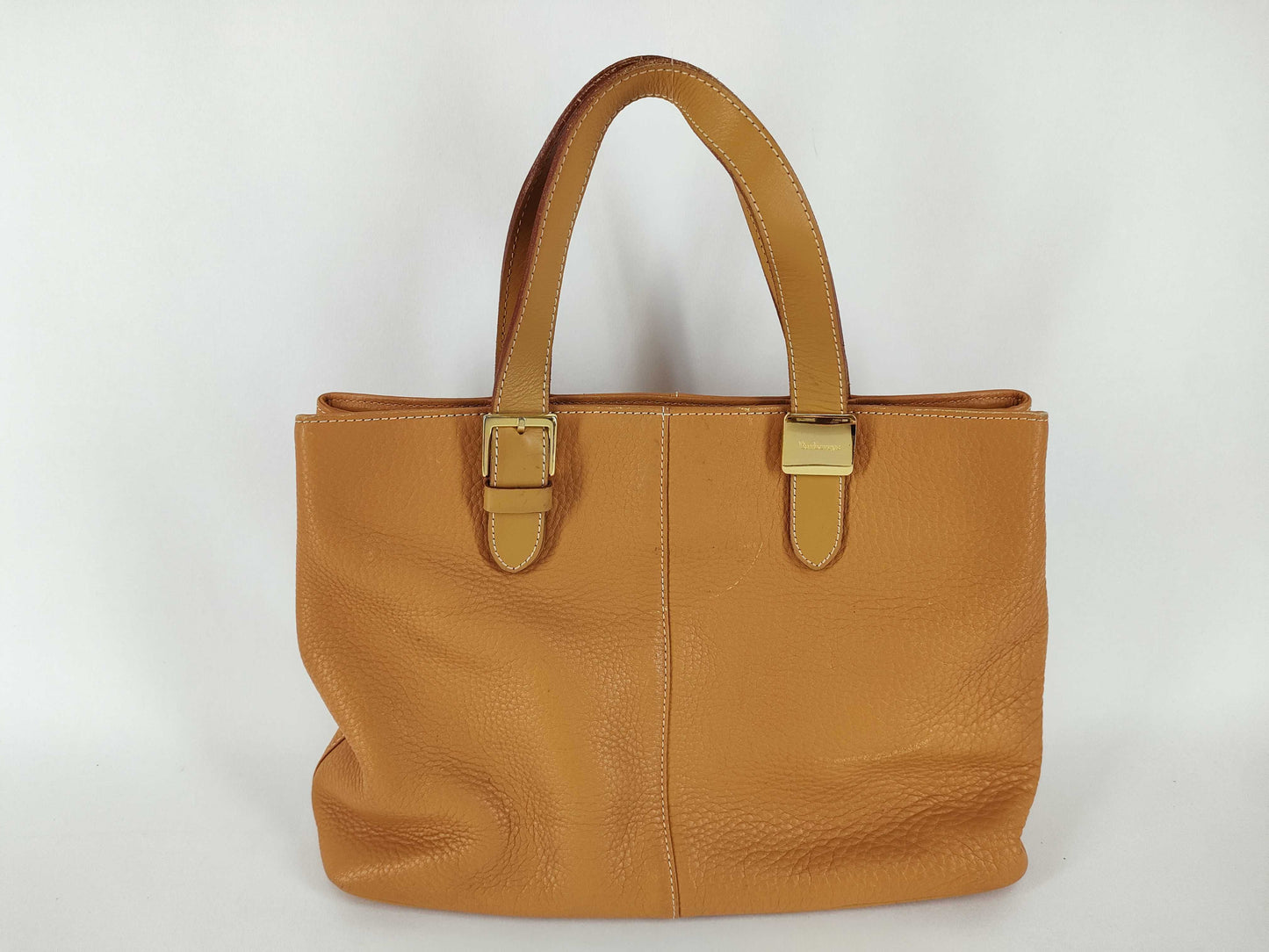 BURBERRY Handbag Leather Beige Handbag