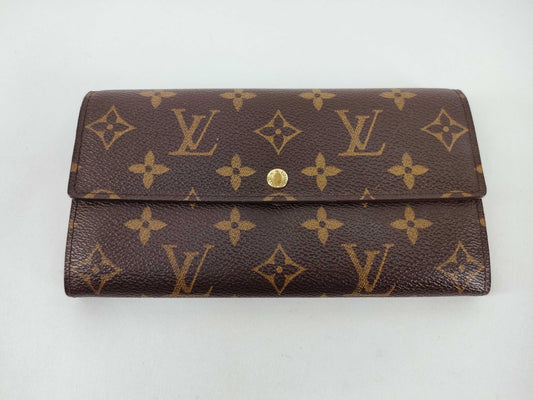 LOUIS VUITTON Monogram Portefeuille Sarah Monogram Wallet