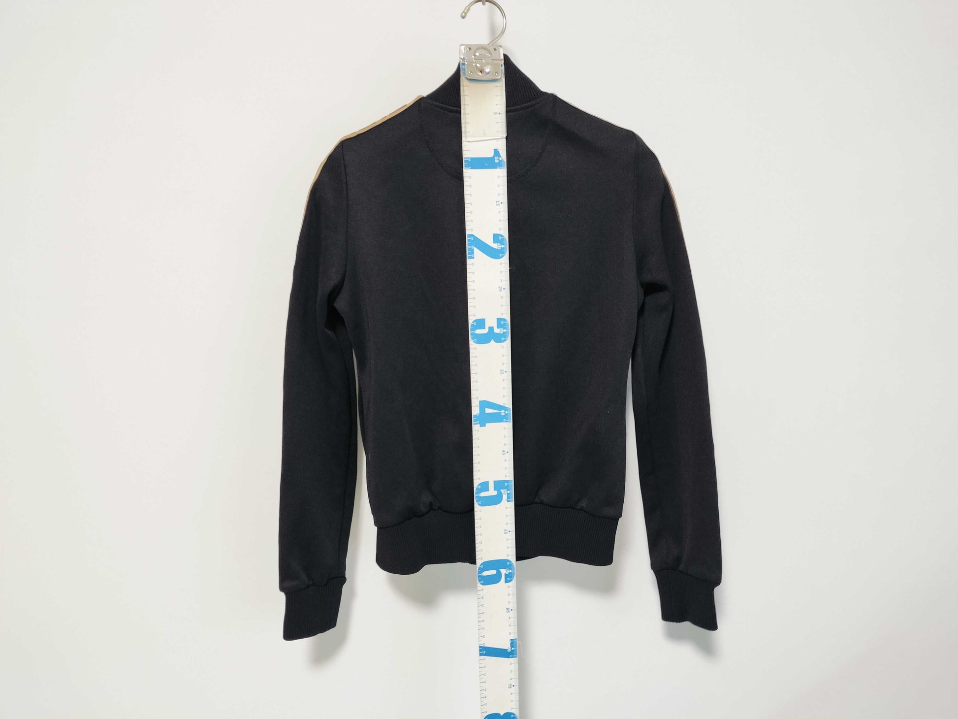 FENDI Zucca Print Zip-Up Jacket, Black, Size 38