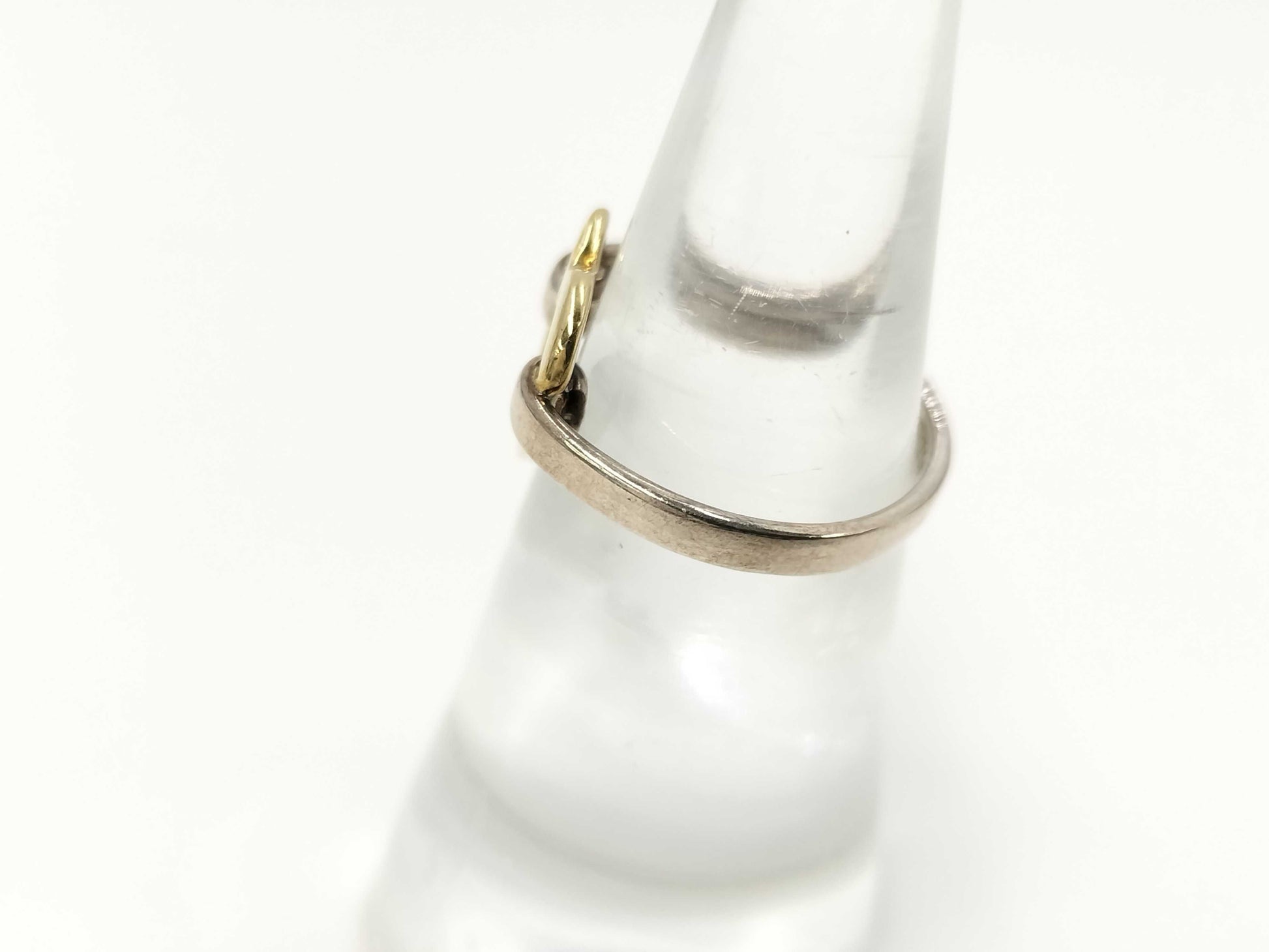 Tiffany & Co. 18K Heart Silver Ring 2.2g