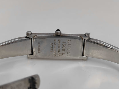 GUCCI 1500L 12666234 Quartz Silver Dial Women's Watch