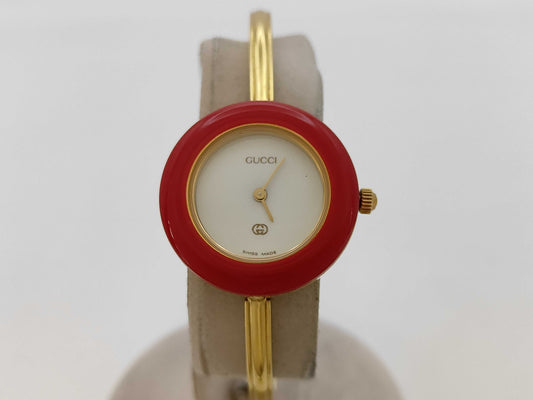 GUCCI Change Bezel 1100-L 0414437 Quartz Women's Watch