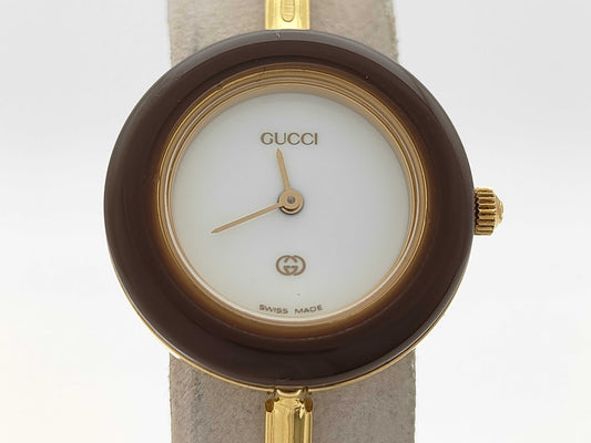 GUCCI Change Bezel 11/12 0837085 Quartz Women's Watch