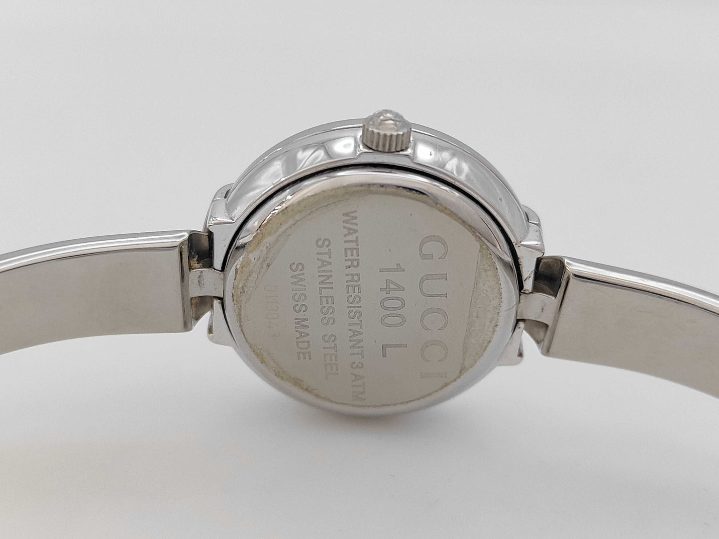 GUCCI 1400L 0113043 Quartz Silver Dial Women's Watch