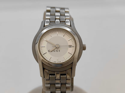 GUCCI 5500L 13140055 Quartz Silver Dial Women's Watch