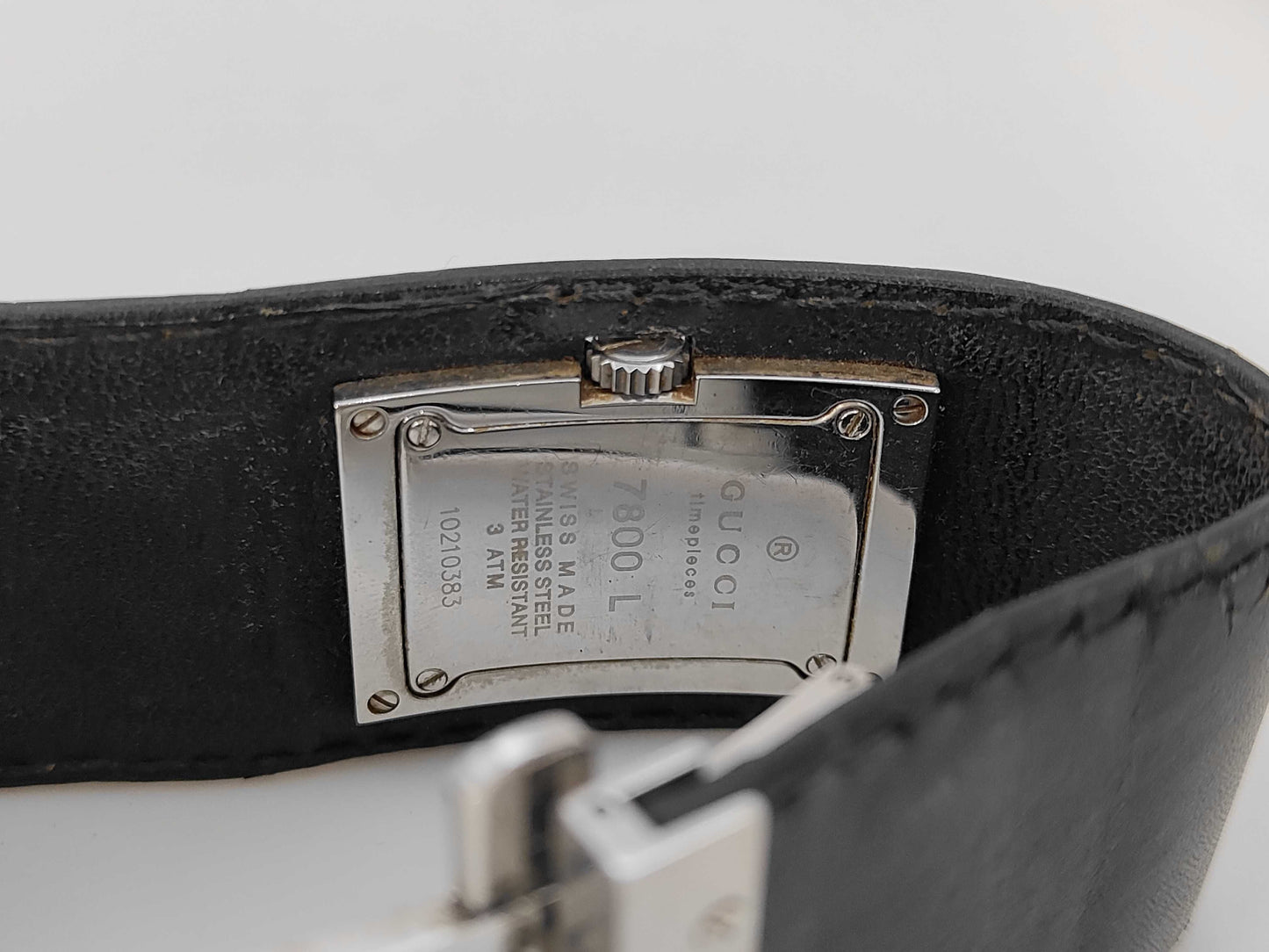 GUCCI 7800L 10210383 Quartz Black Dial Women's Watch