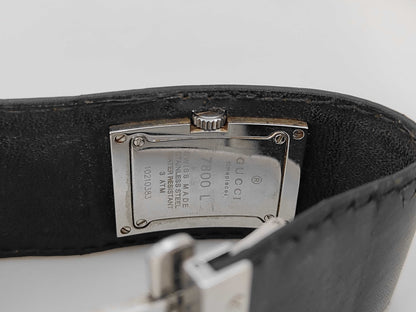 GUCCI 7800L 10210383 Quartz Black Dial Women's Watch