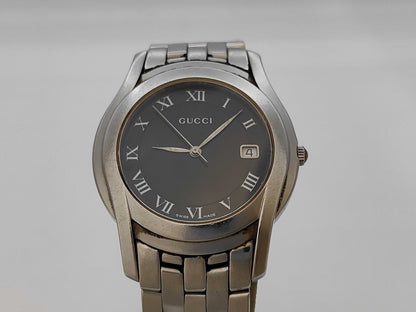 GUCCI 5500M 0 66058 Quartz Black Dial Boys' Watch