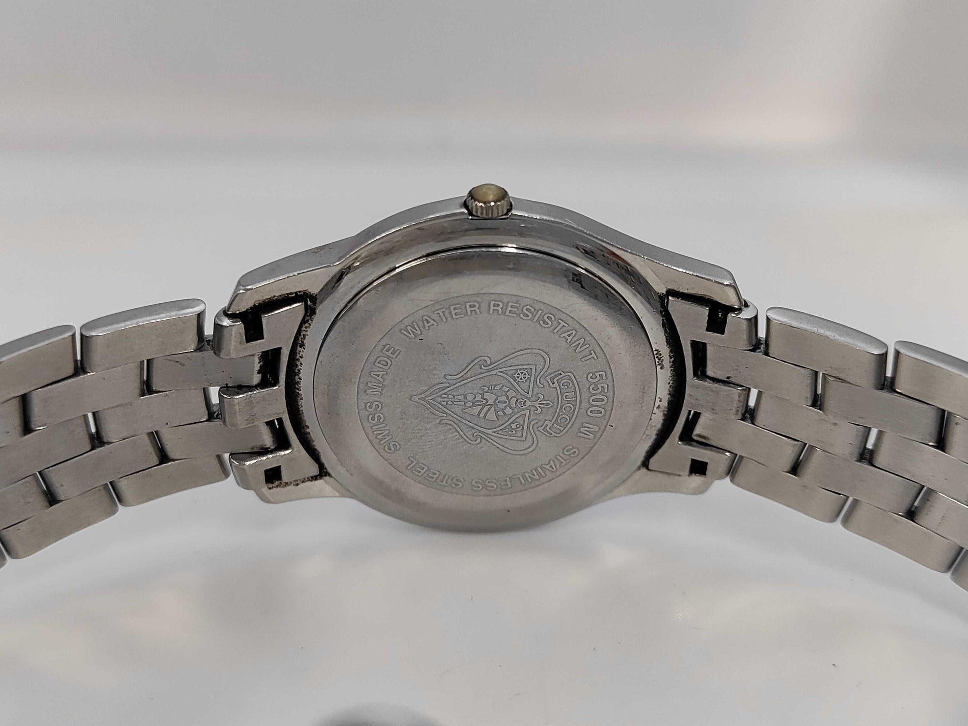 GUCCI 5500M 0 66058 Quartz Black Dial Boys' Watch