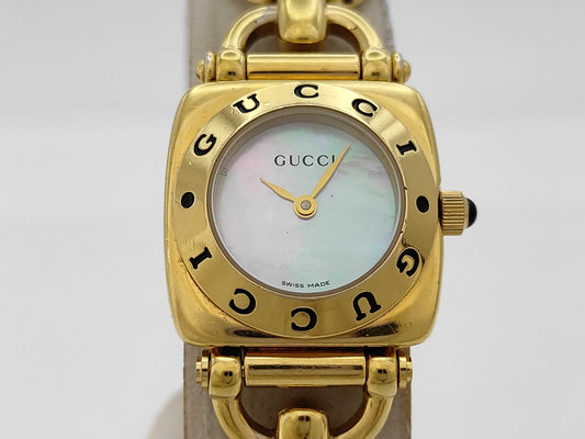 GUCCI 6400L 0107250 Quartz Shell Dial Women's Watch