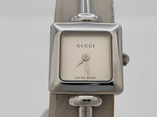 GUCCI 1900L 0277238 Quartz Silver Dial Women's Watch