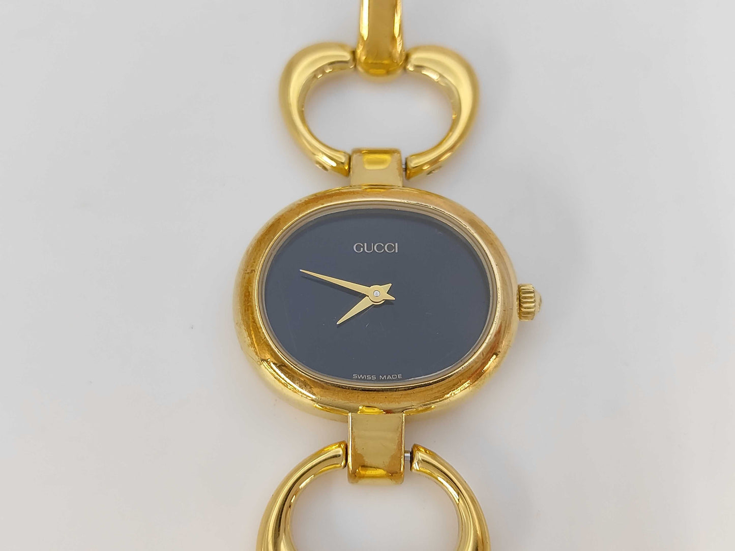 GUCCI 1600 0023525 Quartz Black Dial Women's Watch