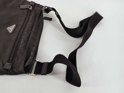 PRADA Nylon Prada Shoulder Bag Tessuto Nylon Black Shoulder Bag