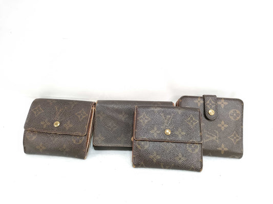 LOUIS VUITTON Monogram Louis Vuitton Wallet 4-Piece Set