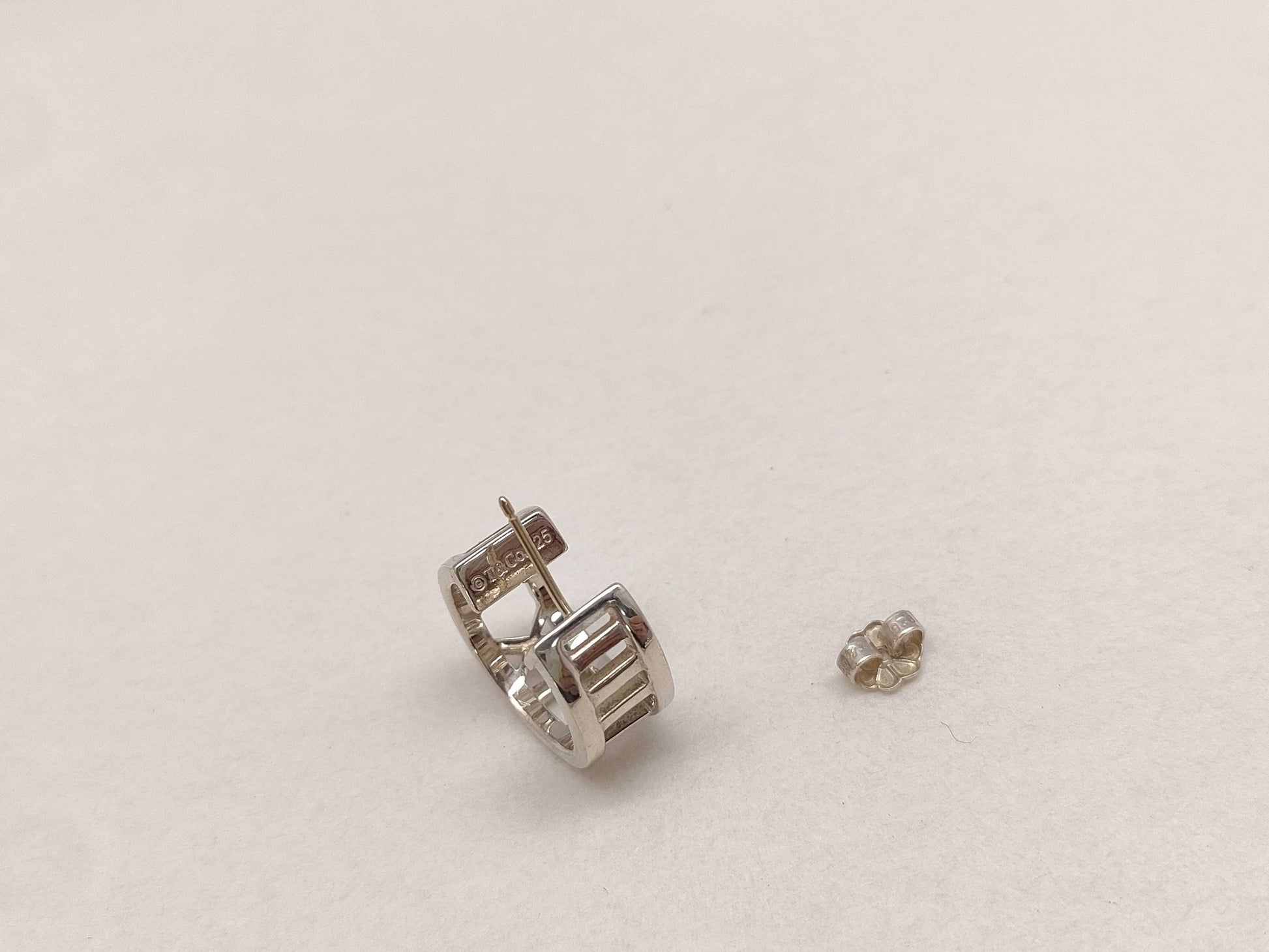 Tiffany & Co. Tiffany Atlas Earrings, 925 Sterling Silver