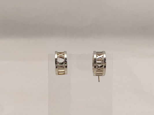 Tiffany & Co. Tiffany Atlas Earrings, 925 Sterling Silver