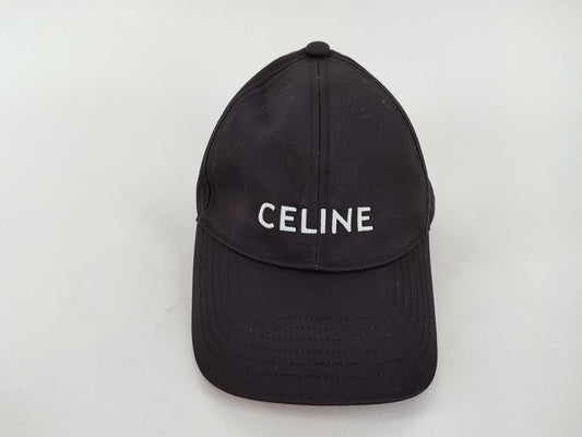 CELINE Logo Cap Black Other Accessories