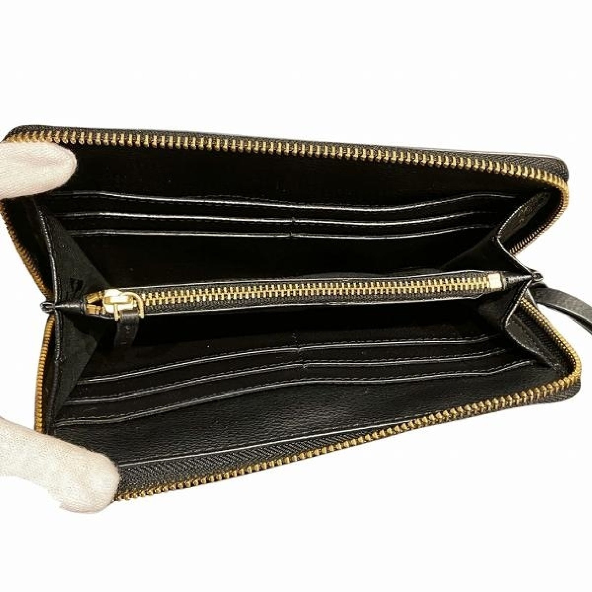 Tory Burch Leopard Print PVC Zip-Around Long Wallet