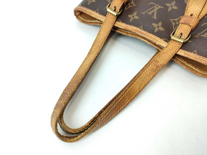 LOUIS VUITTON Monogram Louis Vuitton M42238 Bucket PM VI0932 Shoulder Bag Tote Bag Monogram Tote Bag