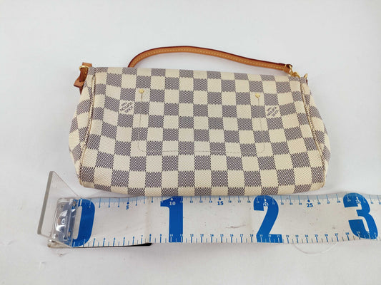 LOUIS VUITTON Damier Azur Favorite Shoulder Bag