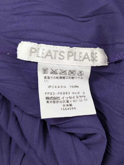 PLEATS PLEASE PLEATS PLEASE Wrinkled Cut and Sew Tunic Dress, Size 3