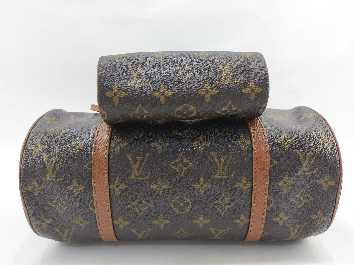 LOUIS VUITTON Monogram Papillon Handbag with Pouch