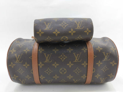 LOUIS VUITTON Monogram Papillon Handbag with Pouch
