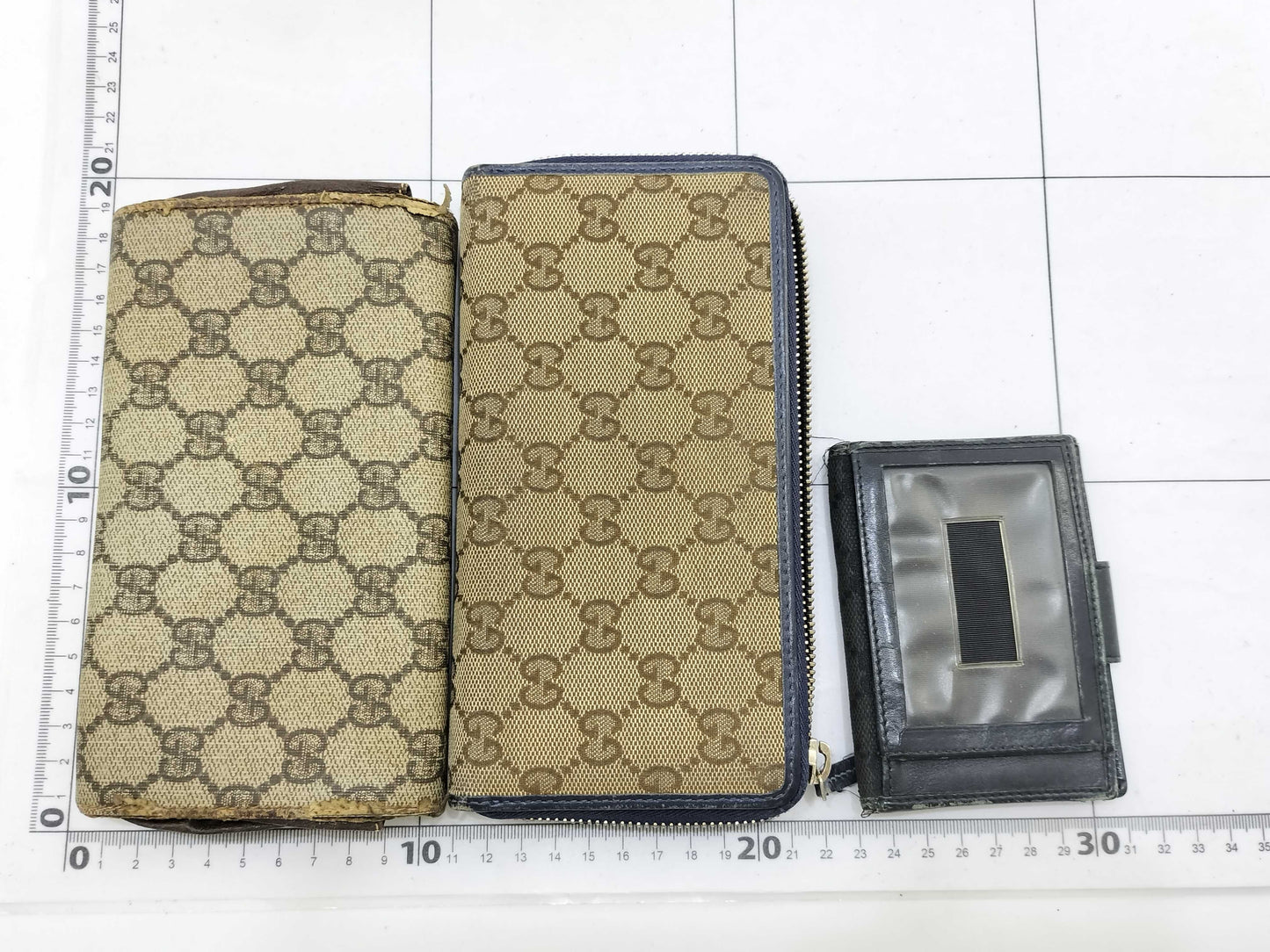 GUCCI GG Canvas Gucci Wallet 3-Piece Set