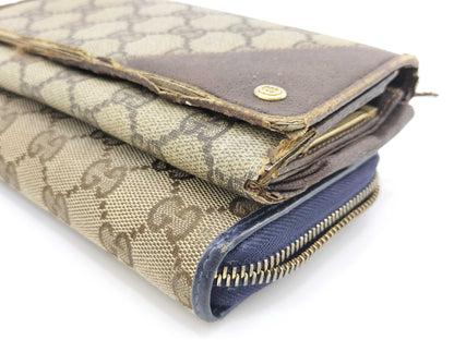 GUCCI GG Canvas Gucci Wallet 3-Piece Set