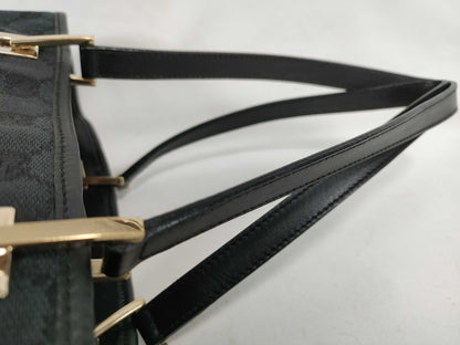 GUCCI GG Canvas Tote Bag 002 1098 Black W24cm Tote Bag