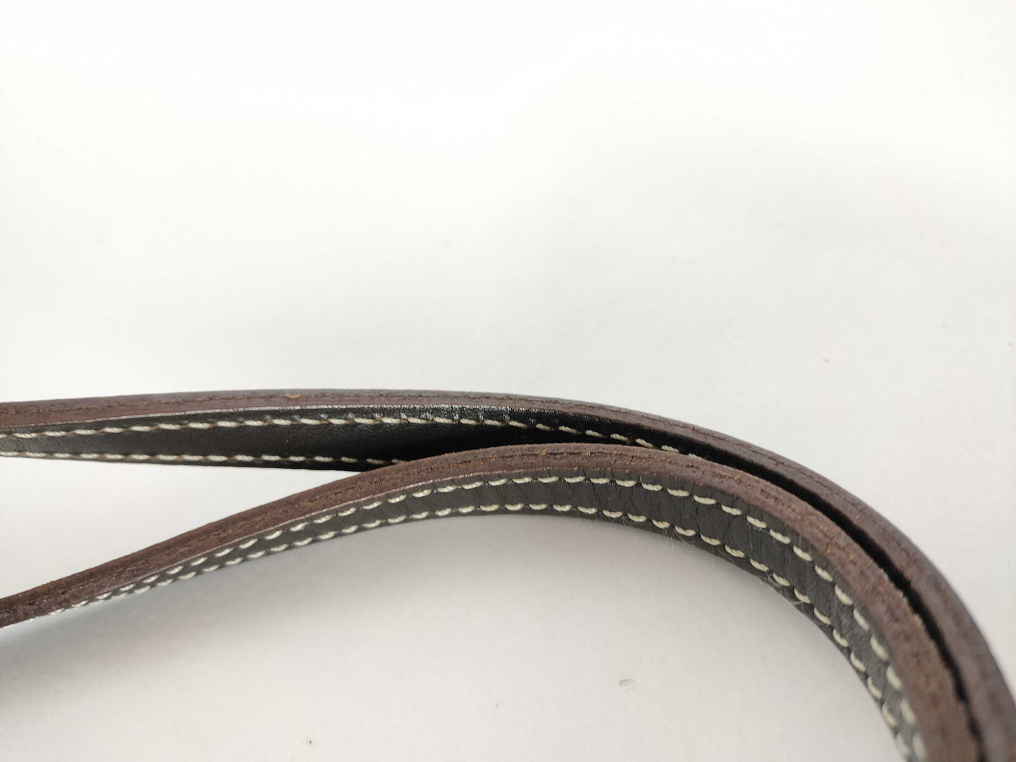 BURBERRY Check Canvas Leather Beige W24cm Handbag