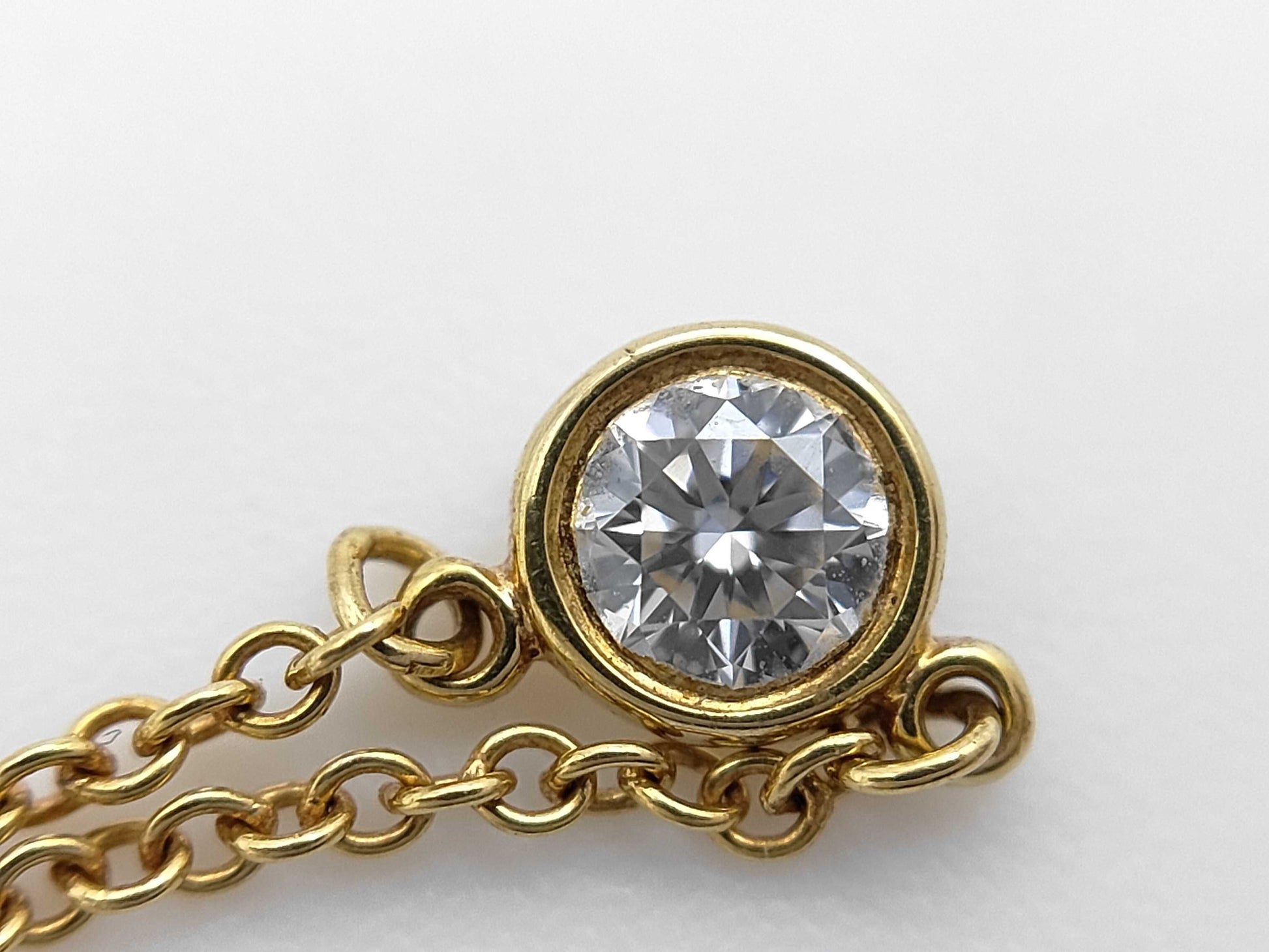 Tiffany & Co. By the Yard 1PD YG 750 1.9g Necklace 