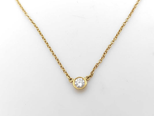 Tiffany & Co. By the Yard 1PD YG 750 1.9g Necklace 