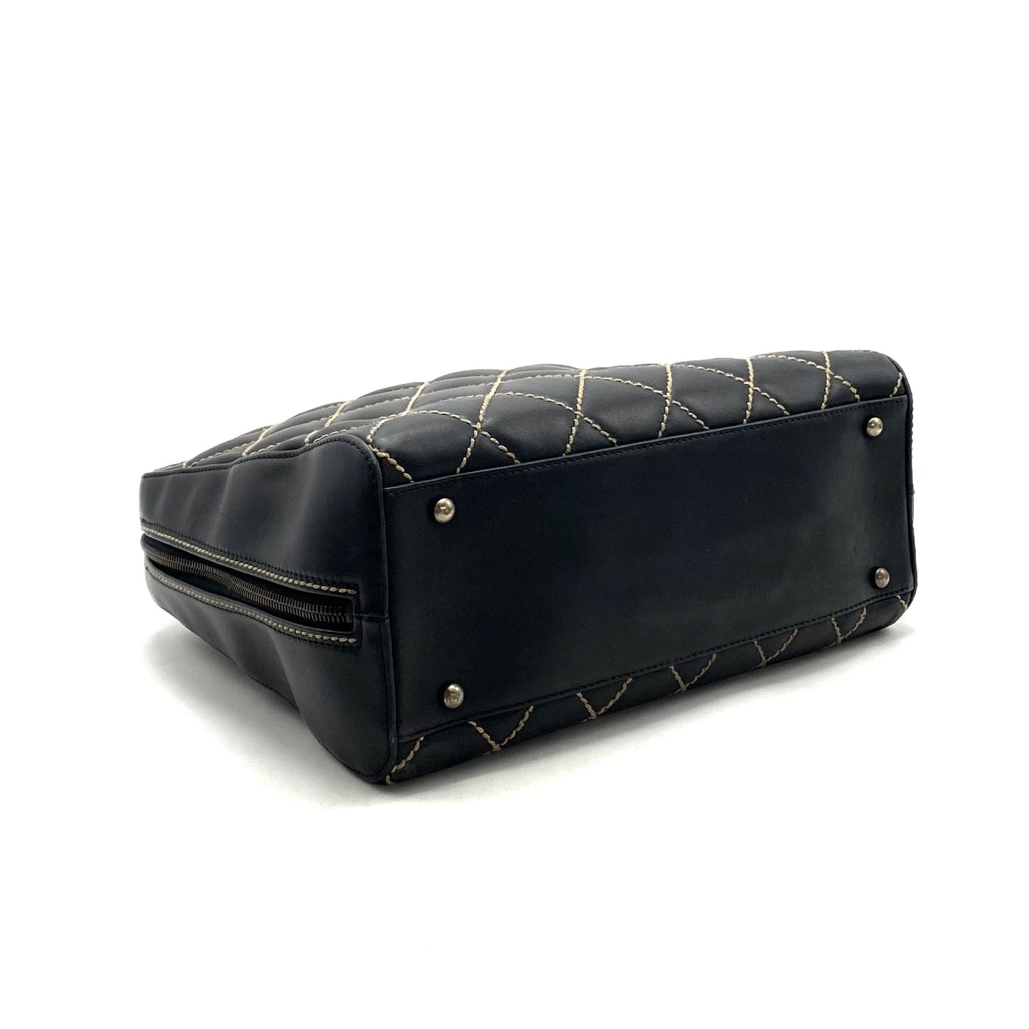 CHANEL CHANEL Wild Stitch Leather Tote Bag