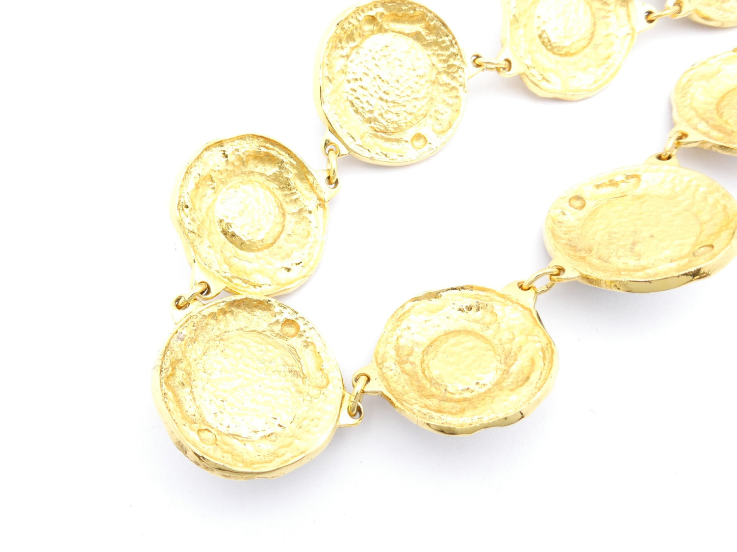 CHANEL Coco Mark Gold Necklace