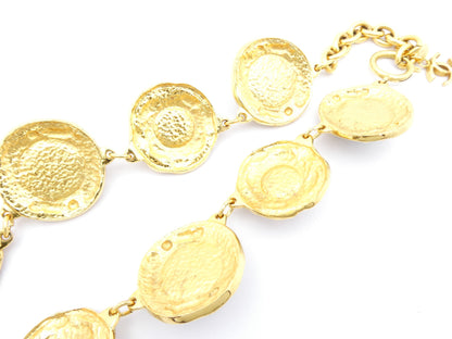 CHANEL Coco Mark Gold Necklace