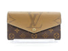 LOUIS VUITTON Monogram Giant Reverse Portefeuille Sarah Wallet with IC Reaction